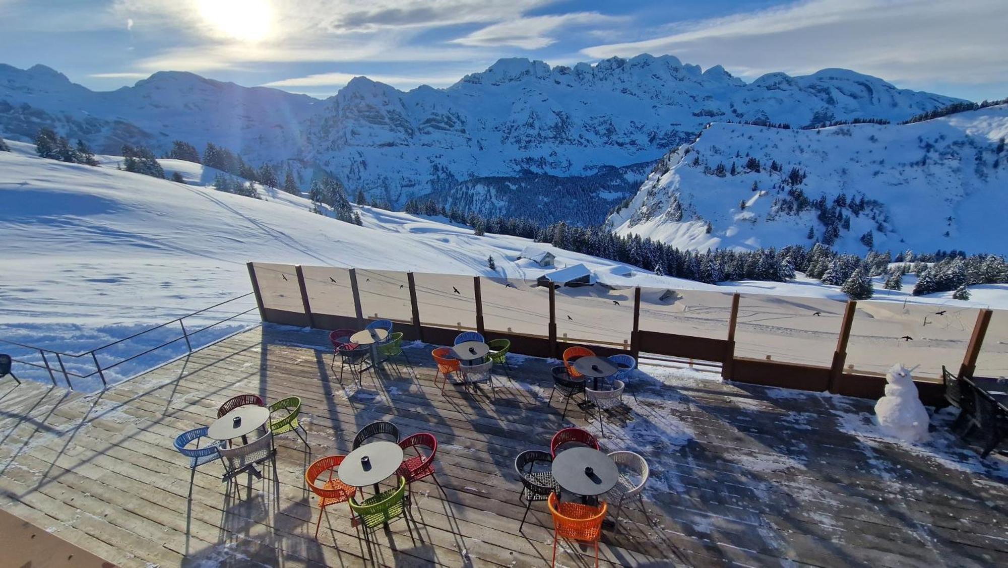 Hotel Le Chaudron Ski In Ski Out Champéry Exterior foto